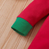 Adorable Christmas Baby Romper - Merry One-Piece Jumpsuit for Boys & Girls, Long Sleeve Footless Outfit